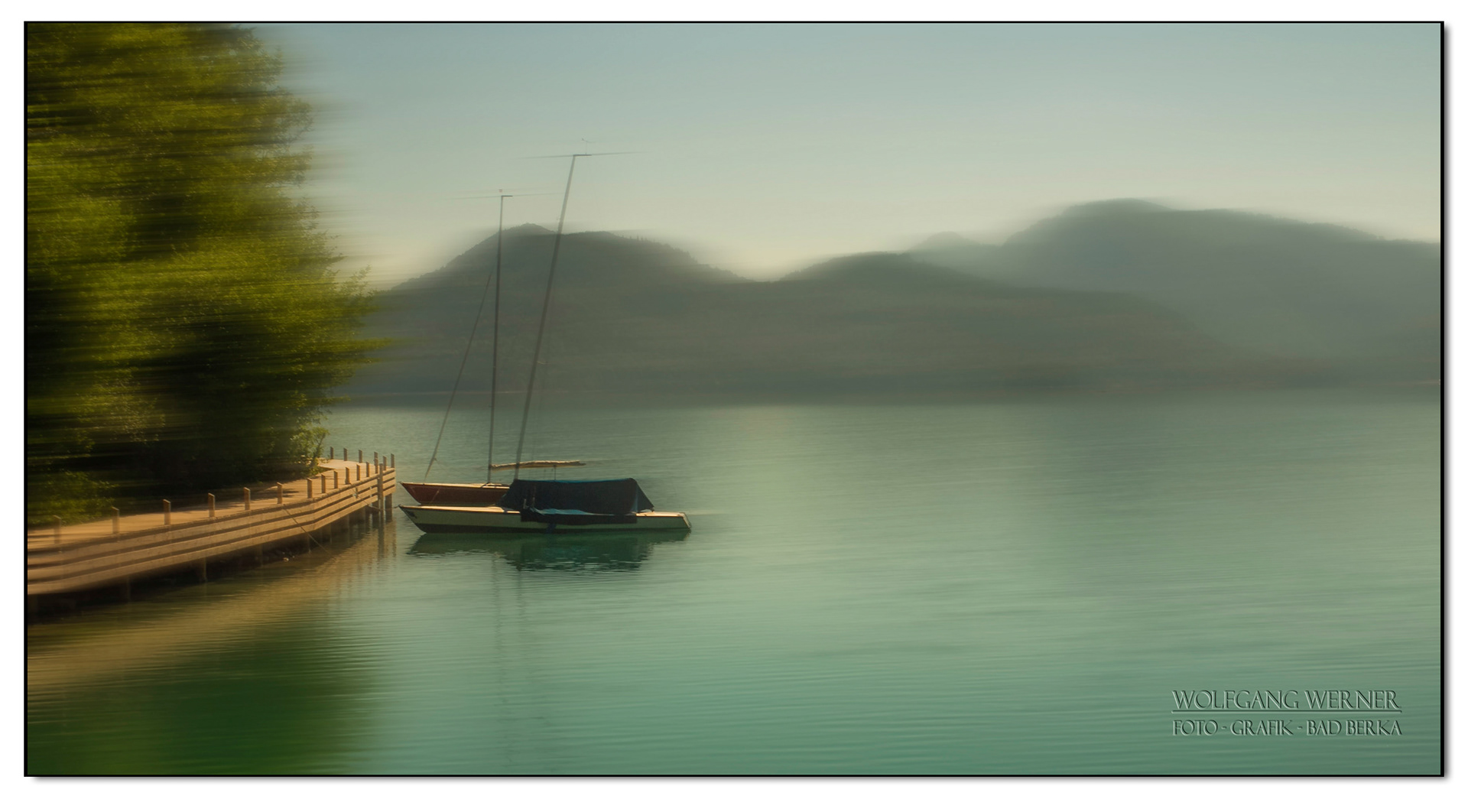 Boot am Walchensee (Blurryversion)