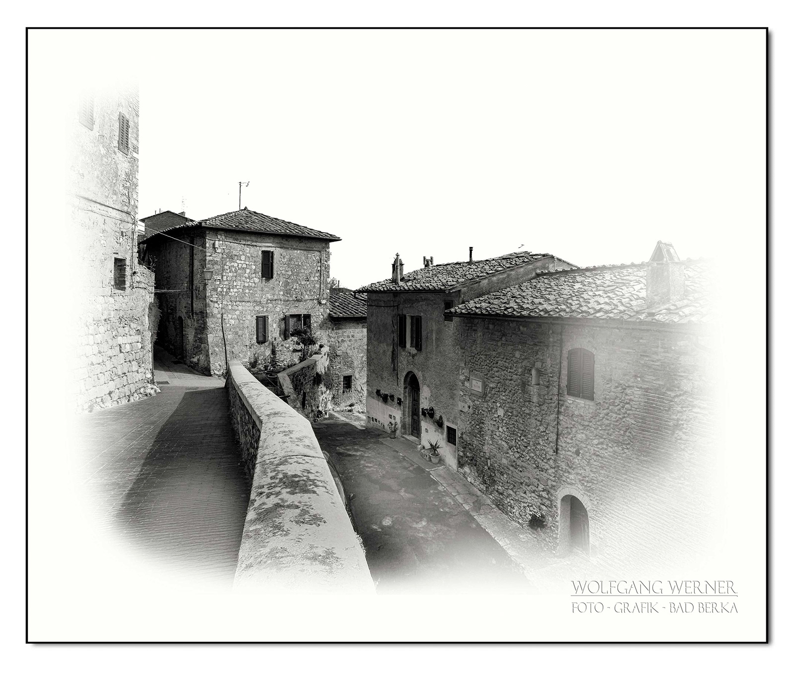 Gasse in San Gimignano 