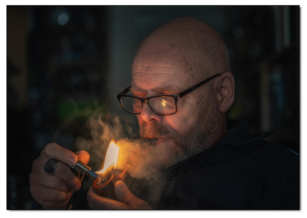 Self with tobaccopipe 12
