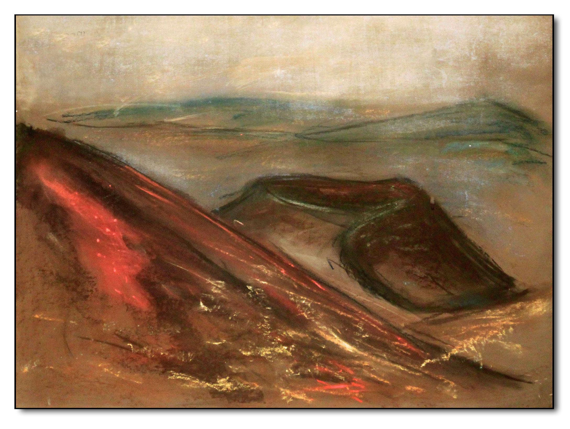 Farbenspiel am Craterie Silvestri/Etna, Pastell