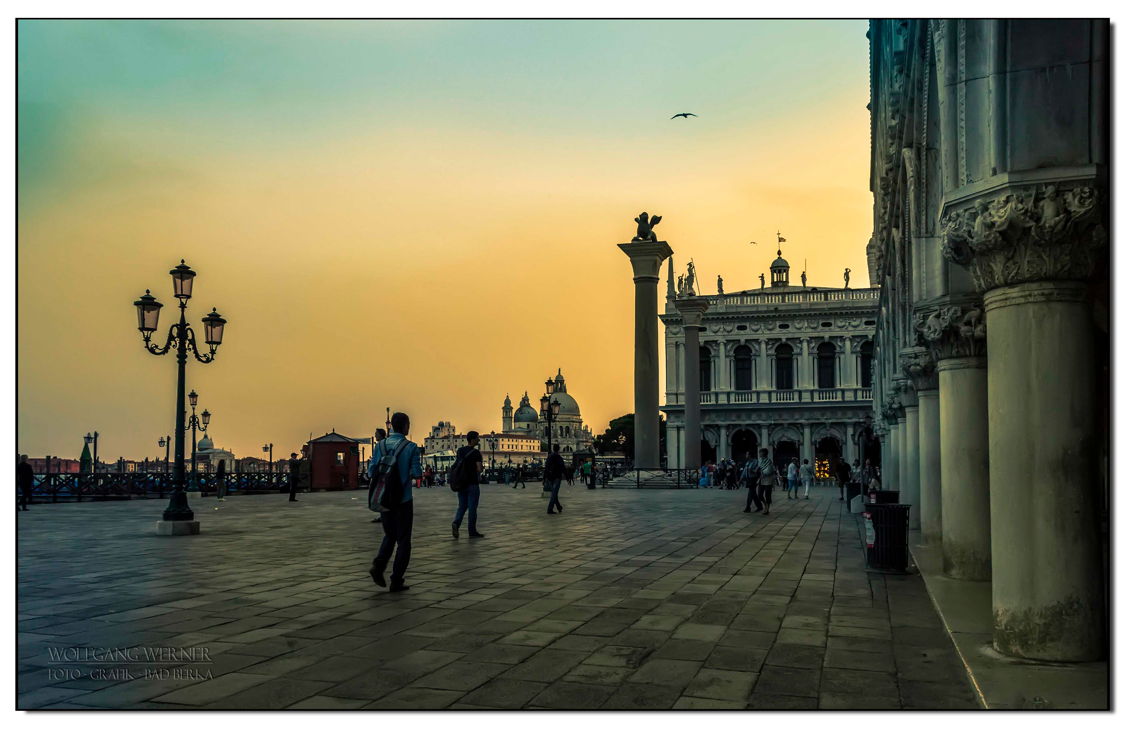 Venedig - Abend am Marusplatz
