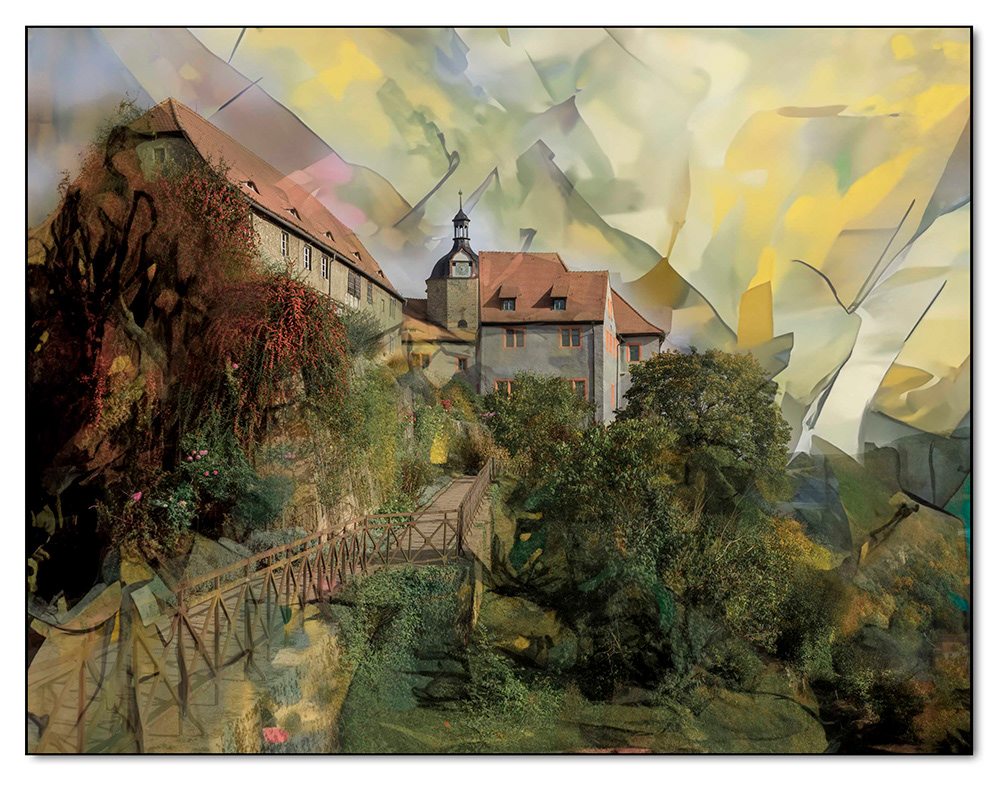 Dornburger Schlösser, Digital Painting