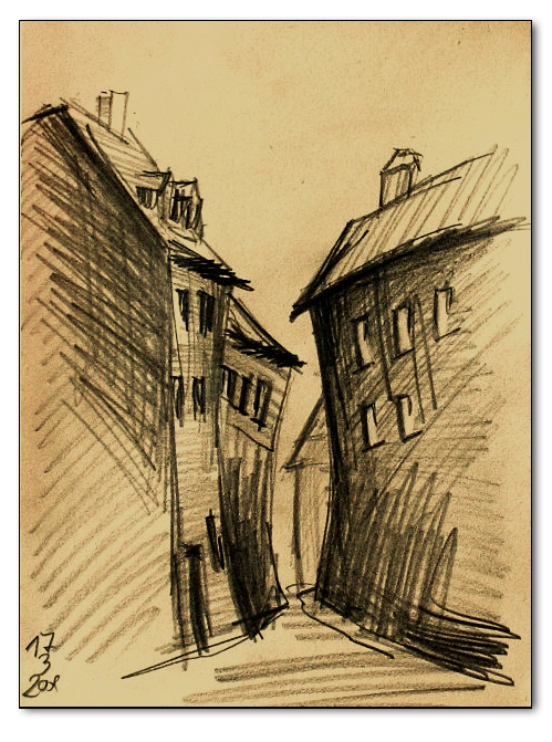 Altstadtgasse, Graphit 