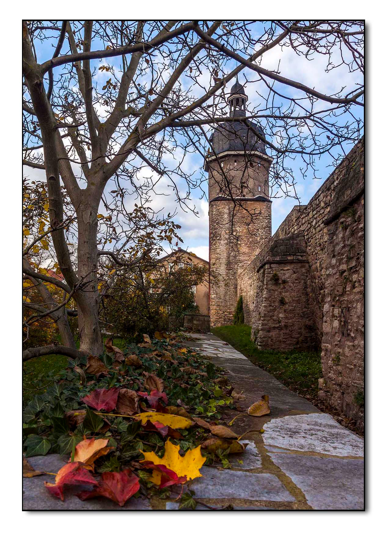 Arnstadt - Stadtmauer mir Neutorturm