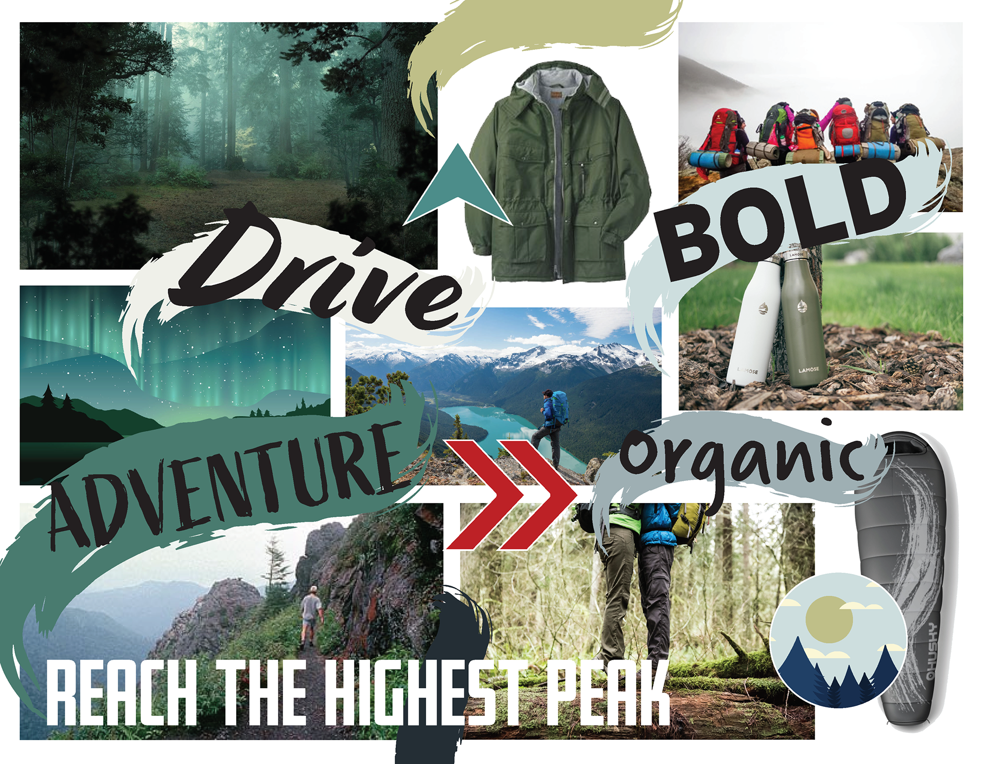 Mood board for Acme