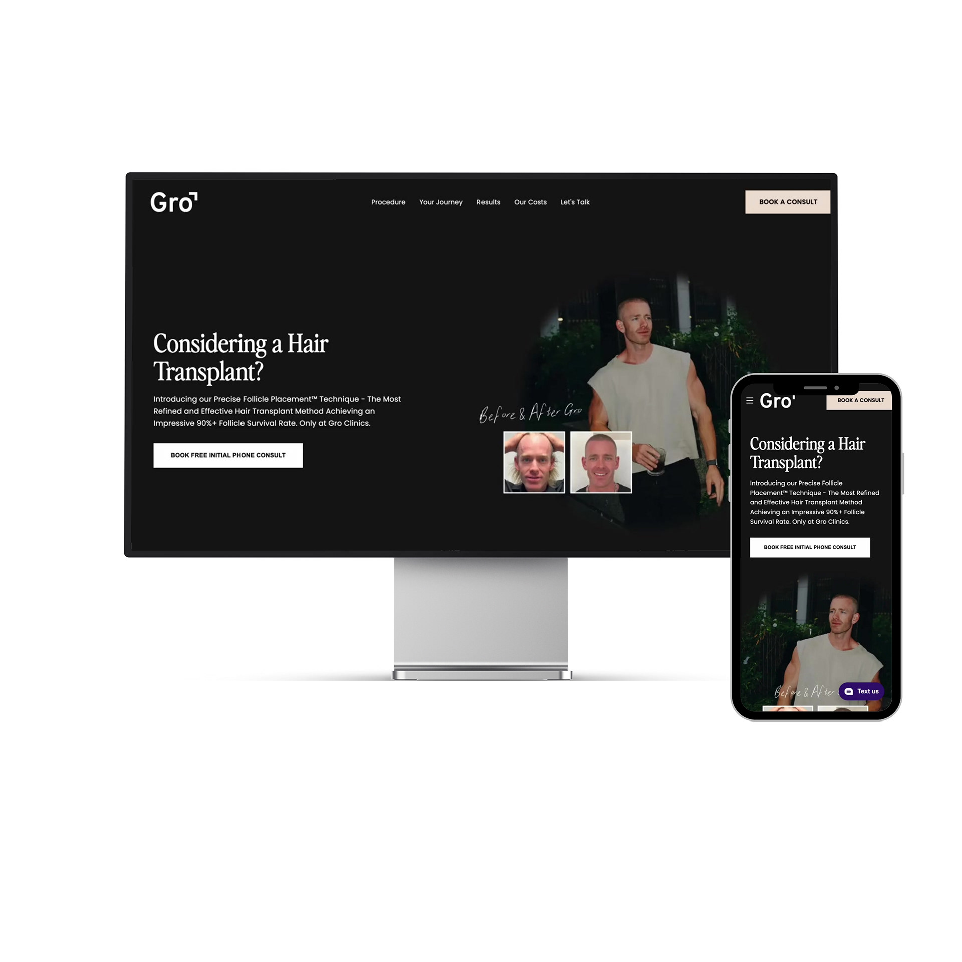 Gro Clinics Website 2024