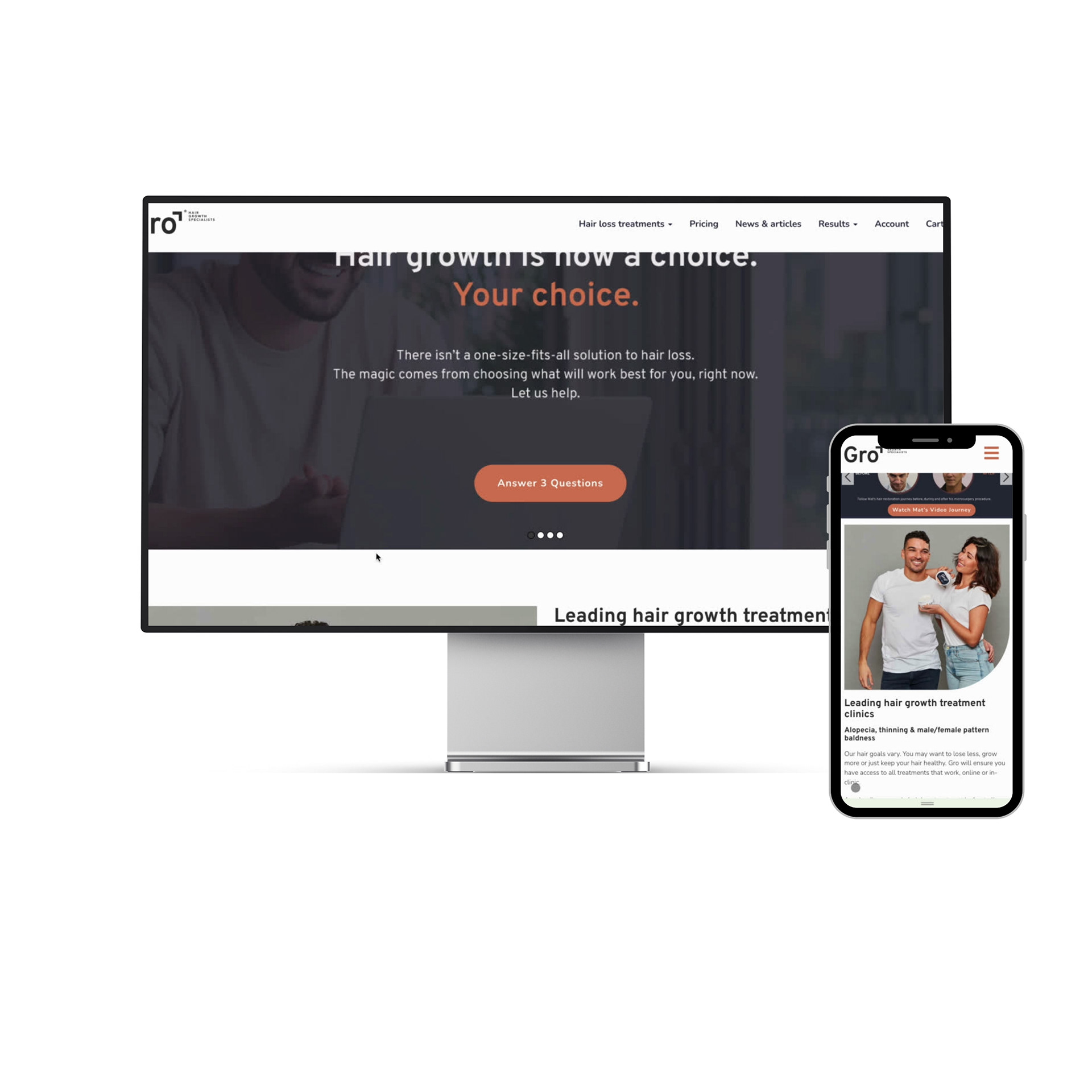 Gro Clinics Website 2022