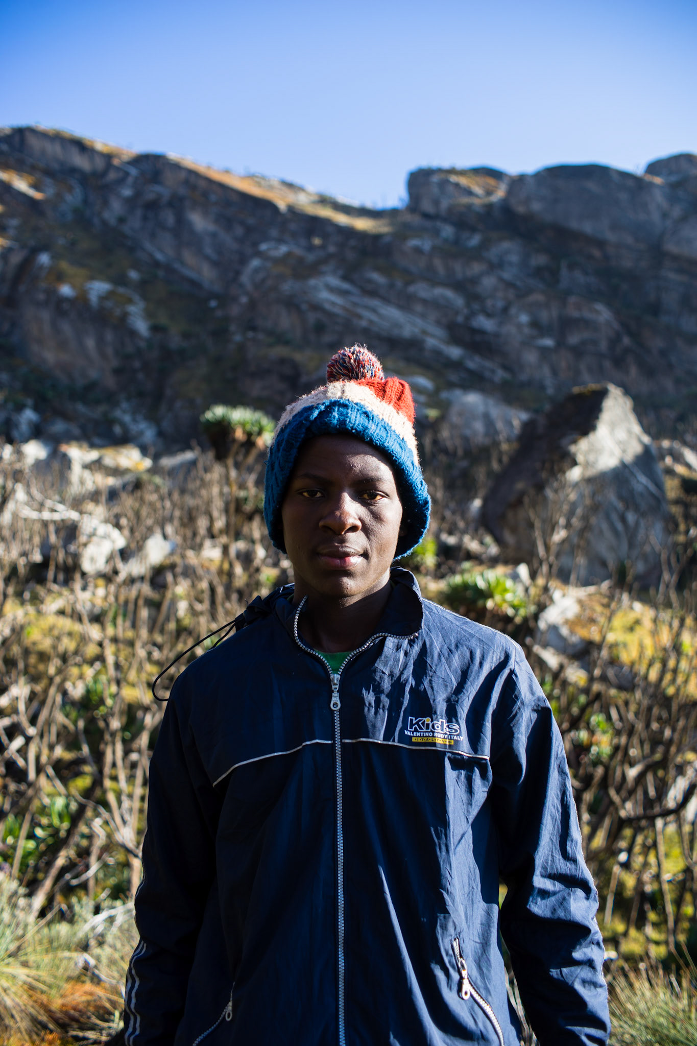Boaz - super porter and soon to be guide Rewenzori trekking services