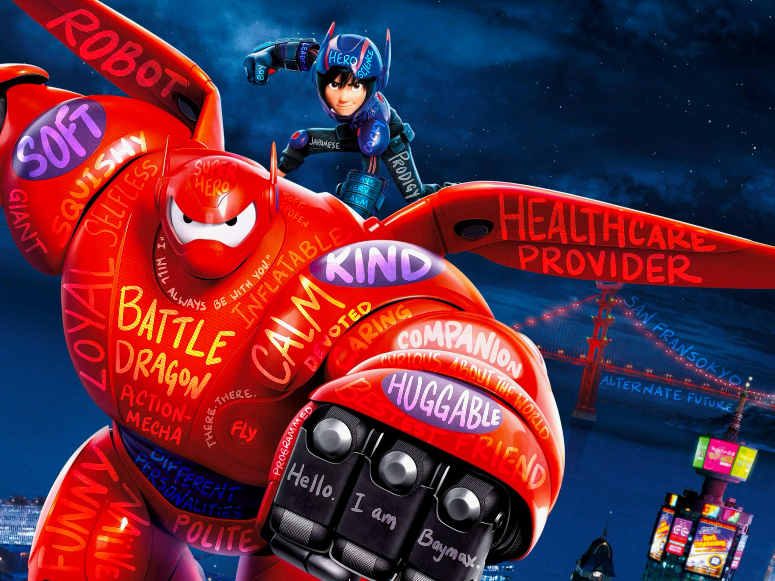 "Baymax and Hiro"