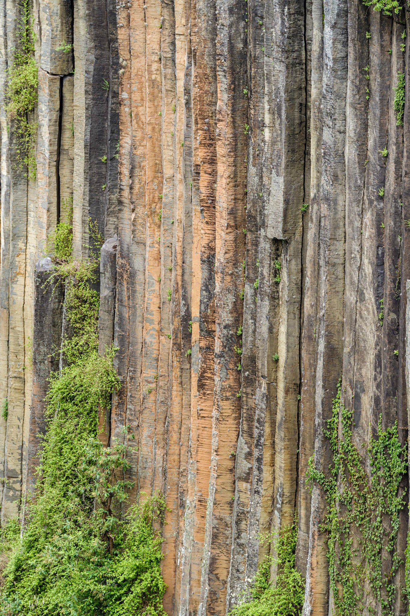 Prismen aus Basalt