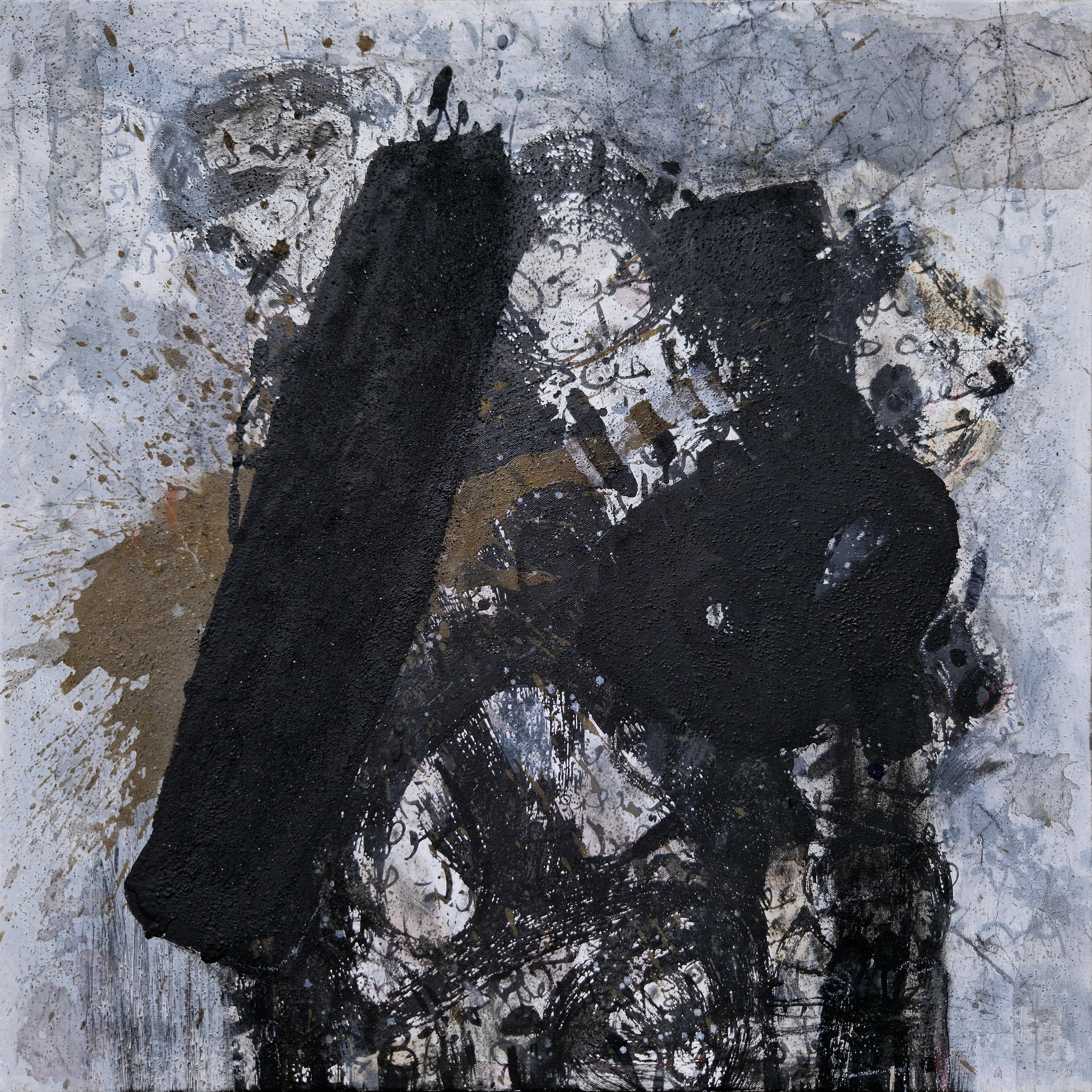 IdentityIdentity 3-24 Marble dust, mixed media & acrylic on canvas 76 x 76 CM 2024