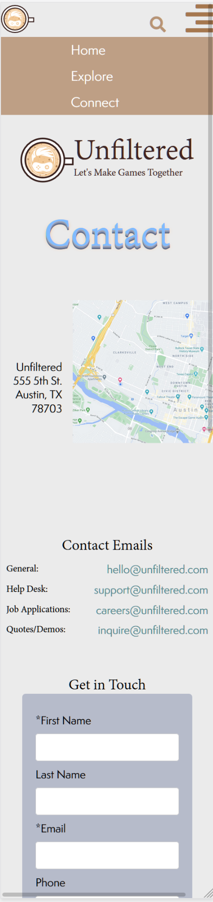 Contact 1/2 - Mobile