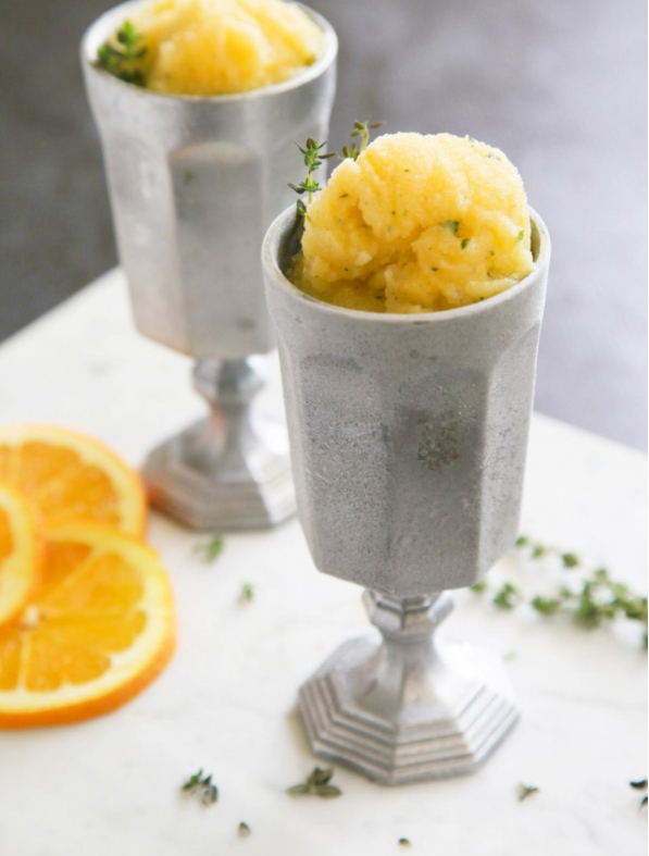 Sorbet created and styled for blog and social posts