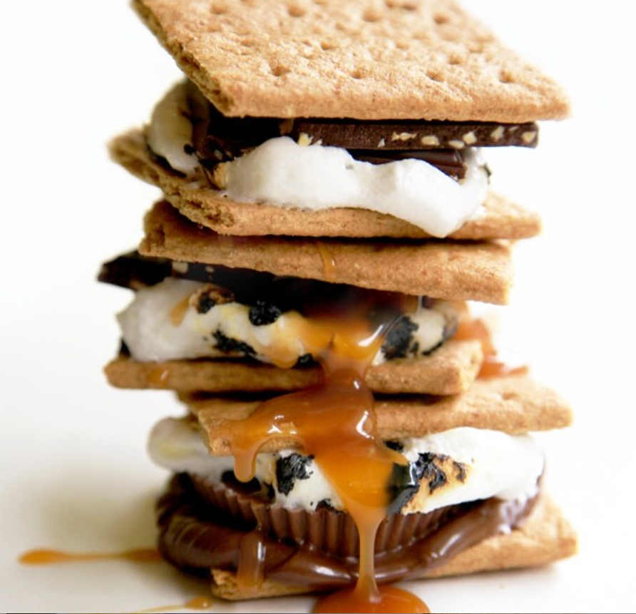 S'mores created using company's products and styled for blog and social posts