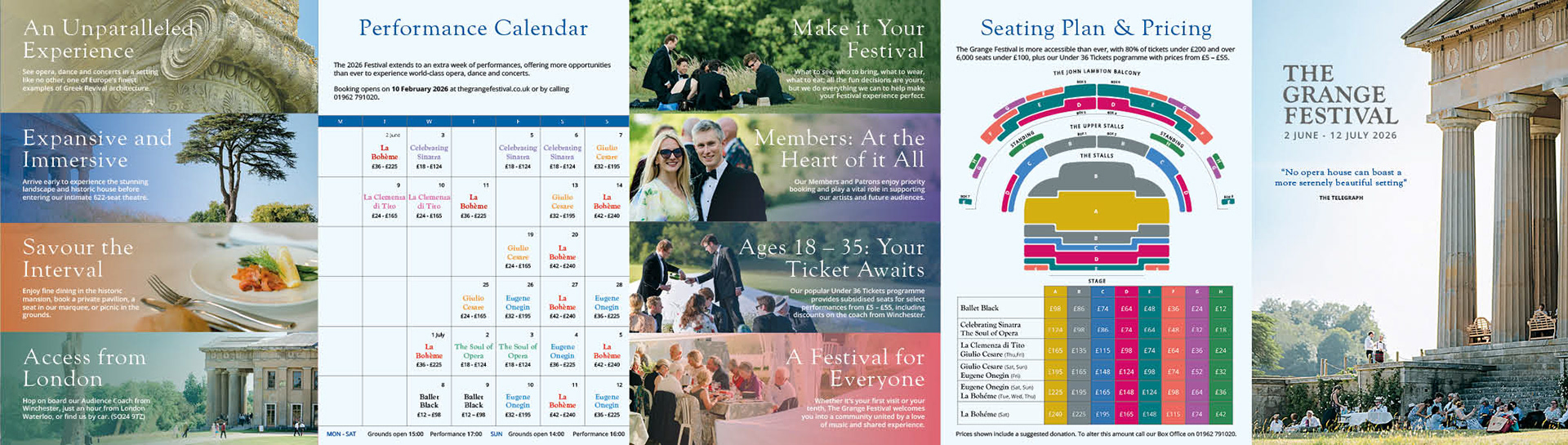 The Grange Festival - 2026 Season Brochure