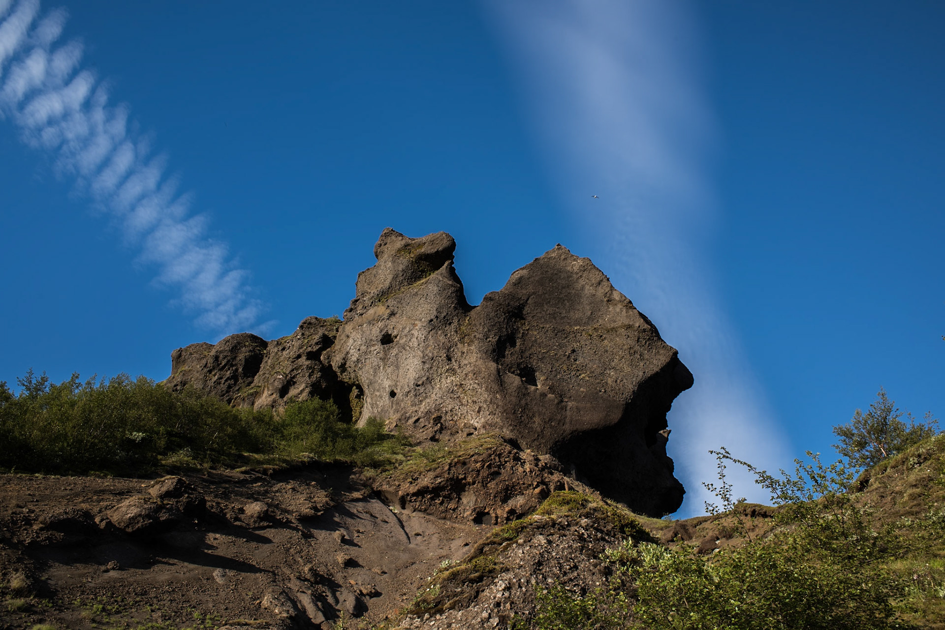 ©SVANA Eystri hattur, a rock that can take on the form of different creatures, depending on the imagination.