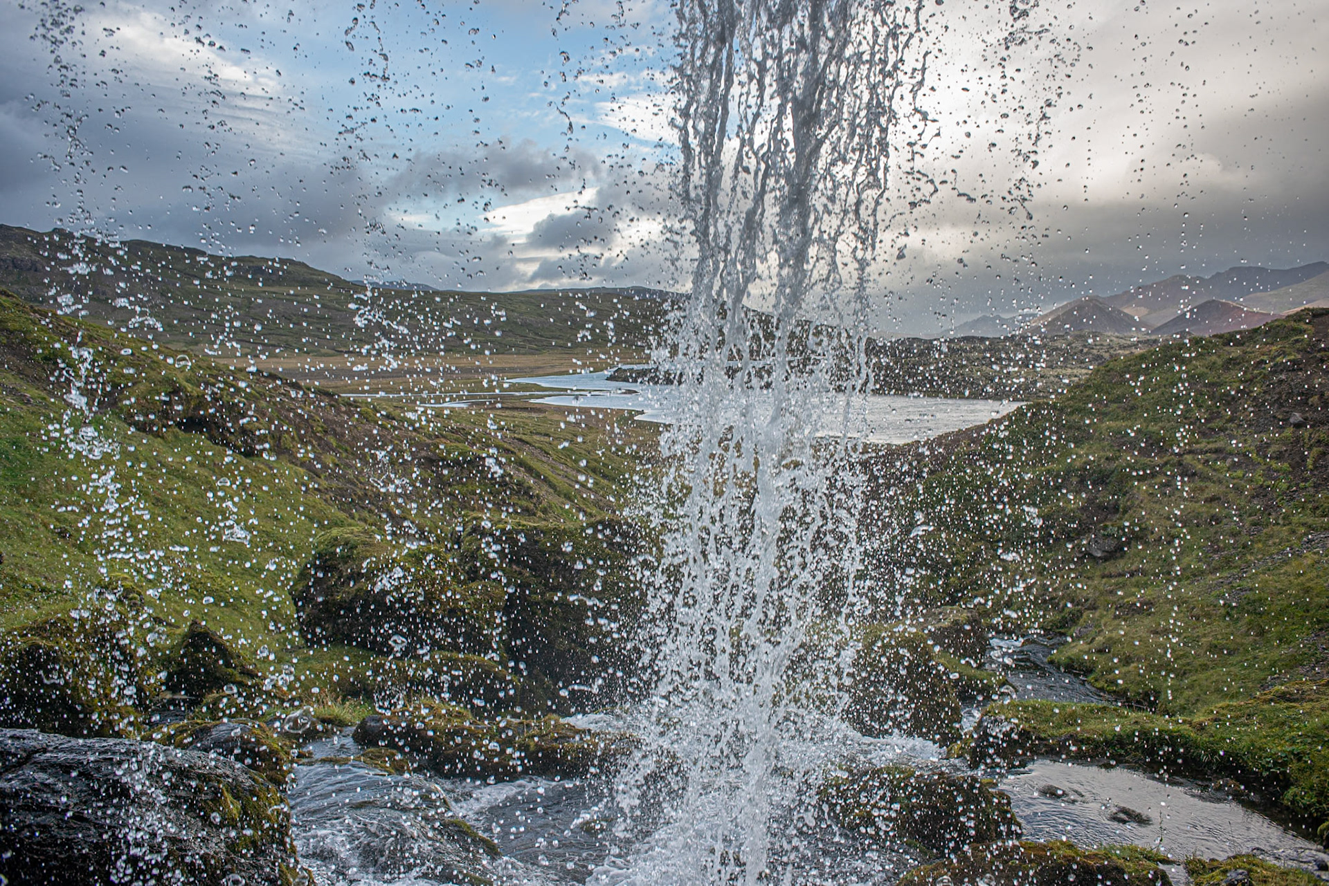 ©SVANA I have seen sheep resting behind the waterfall. Not a bad option considering the view and the shelter.Location: Selvallavatn, Berserkjahraun, West Iceland.