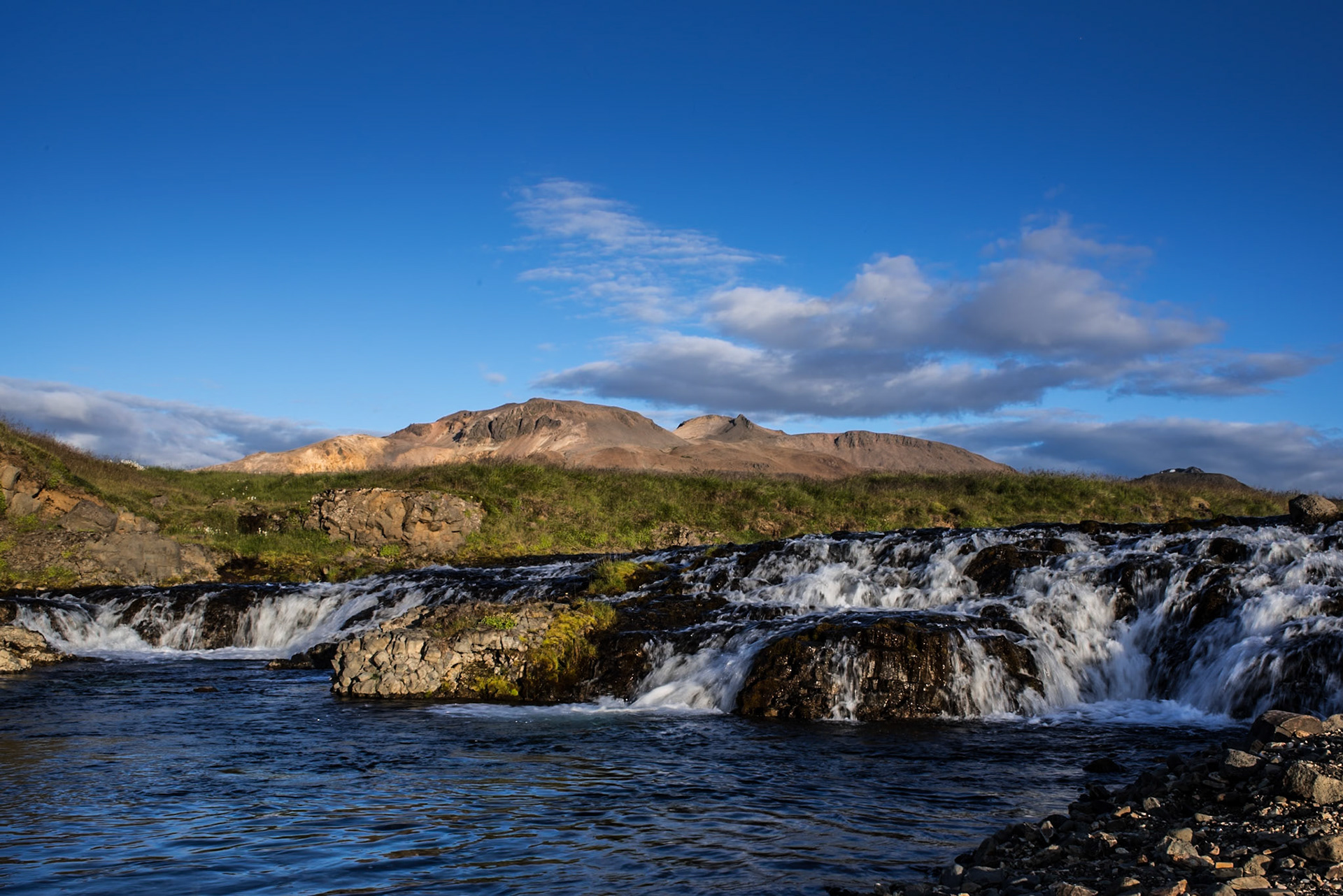 ©SVANA The river Gríshólsá keeps trout and arctic char. The mountain Drápuhlíðarfjall is an ideal place for hiking.Location: Gríshólsá, Stykkishólmur, West Iceland.