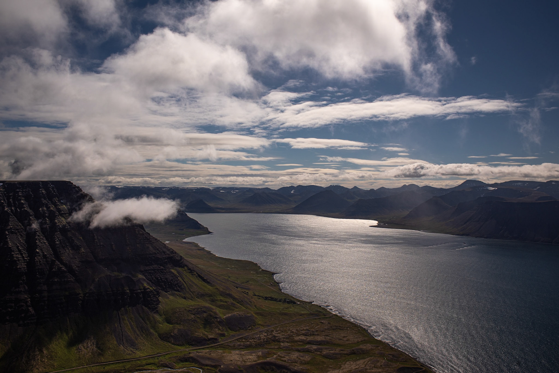 Dýrafjörður seen from Skagafjalli.