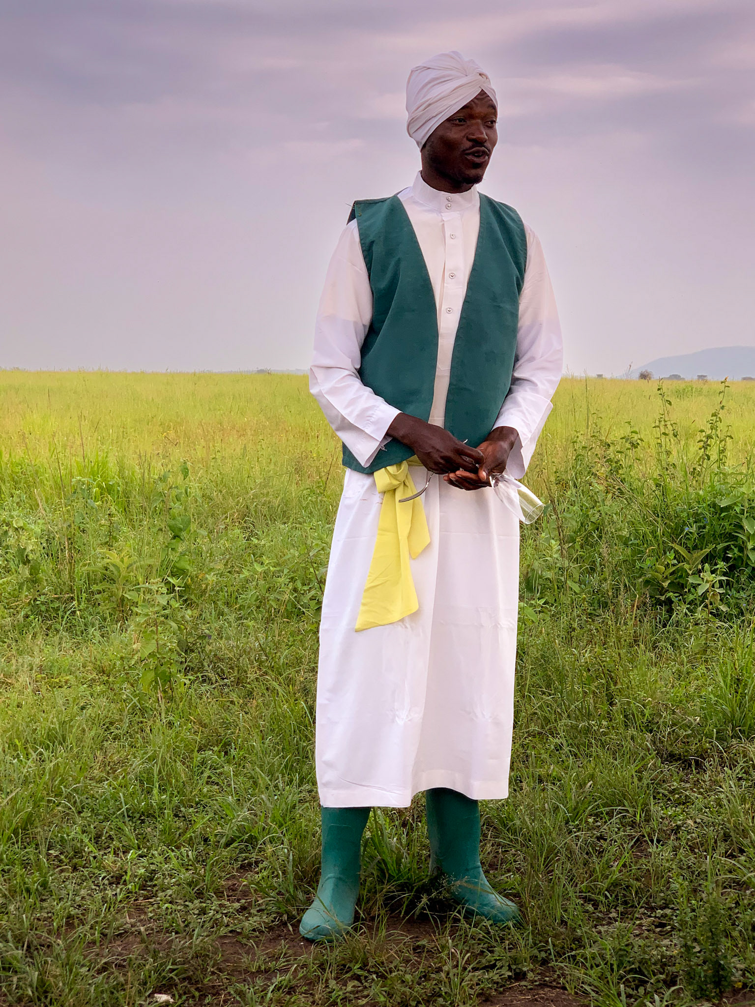Waiter at our Breakfast on the Serengeti