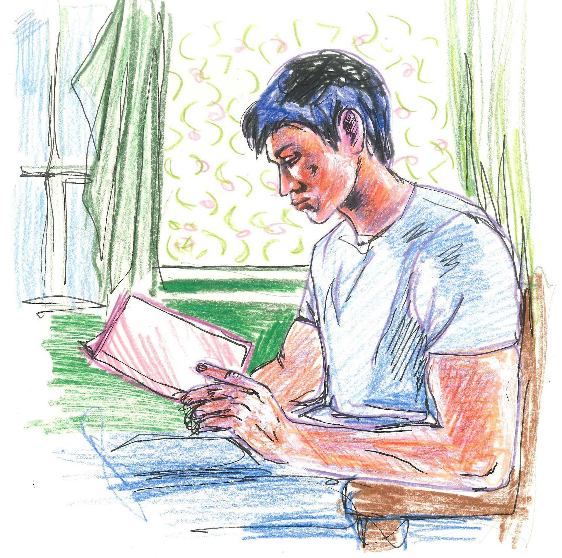colored pencil