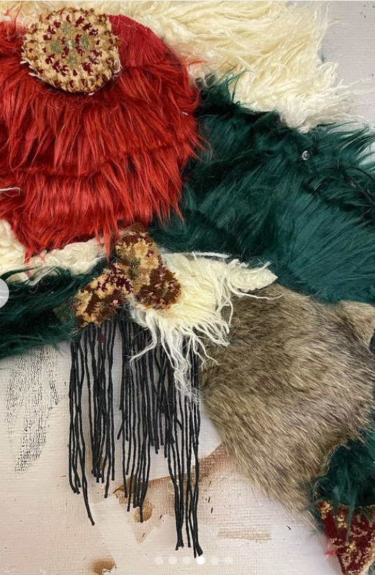 fabric collage