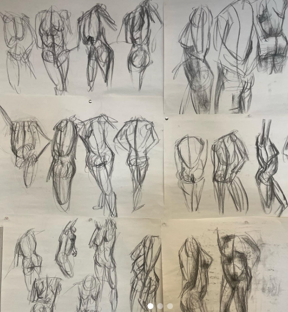 gesture drawings