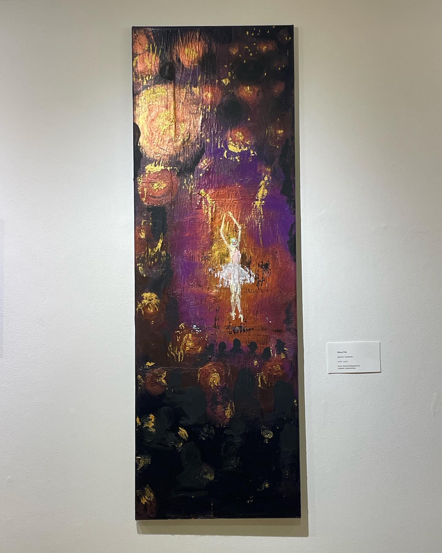 acrylic paint- featured in Ralph Arnold Gallery