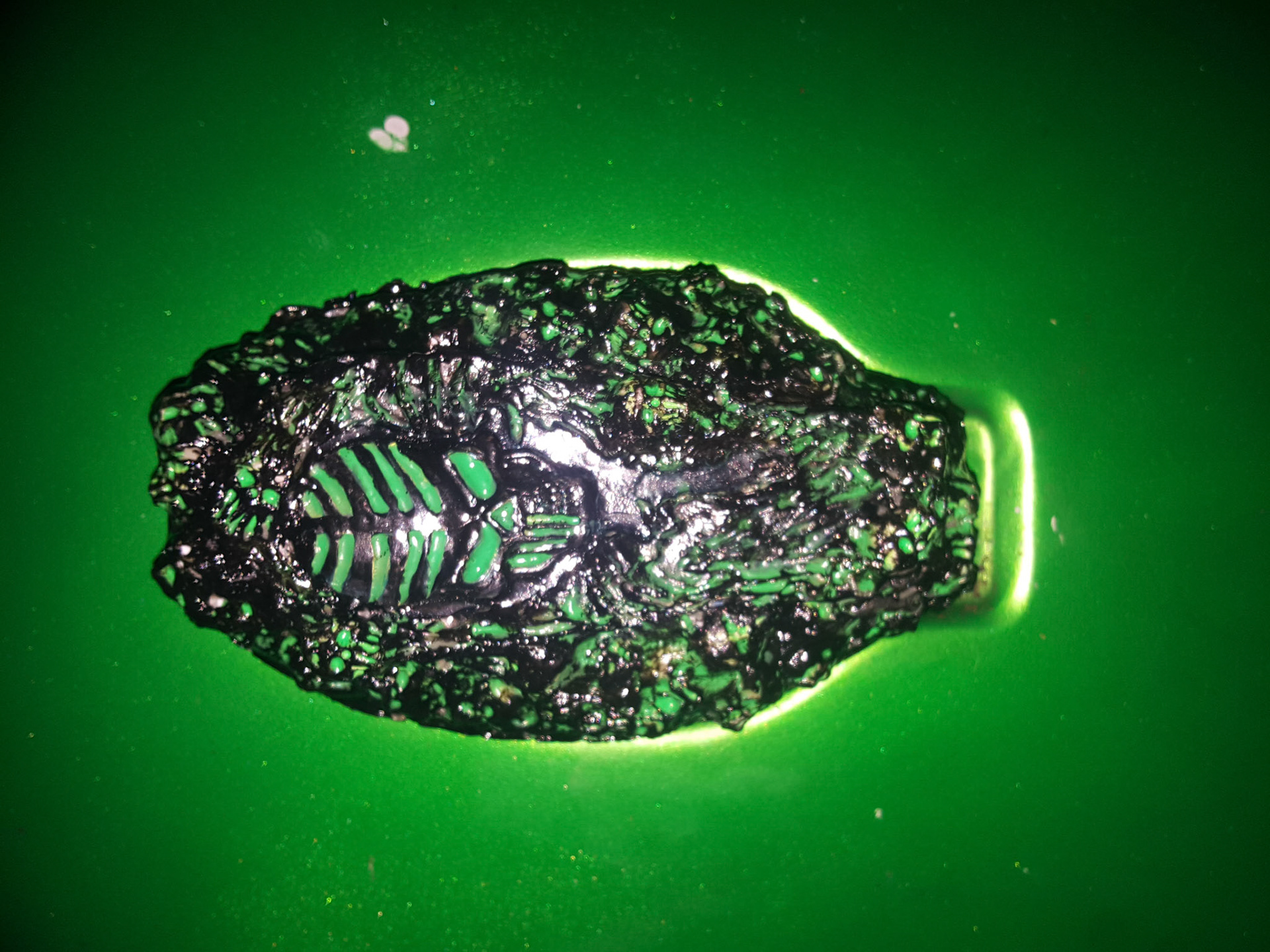Skull cover over OEM cap