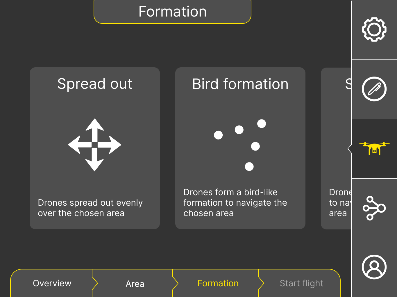 Formations of drones