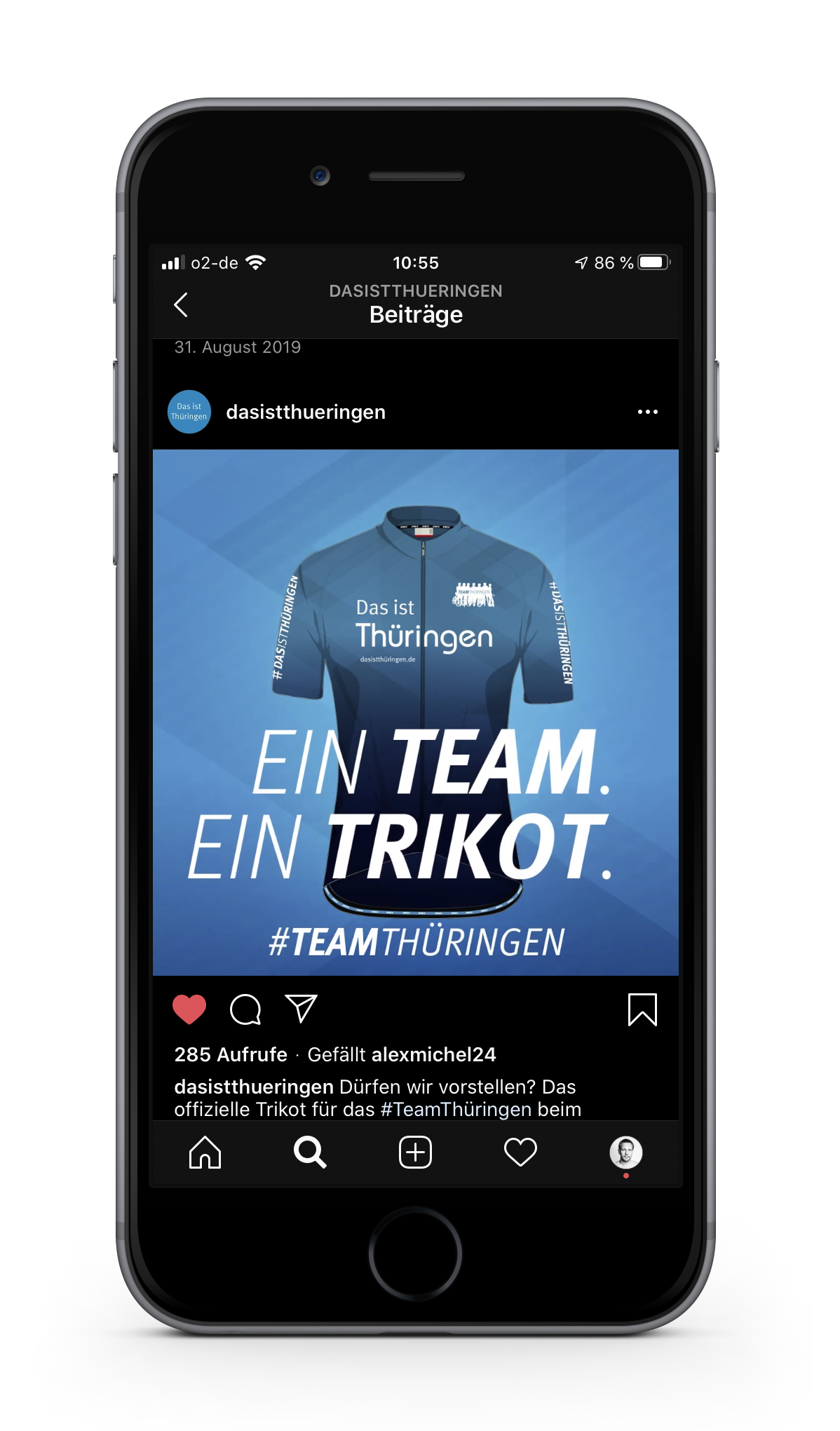 Launching own Team Shit for Team Thuringia