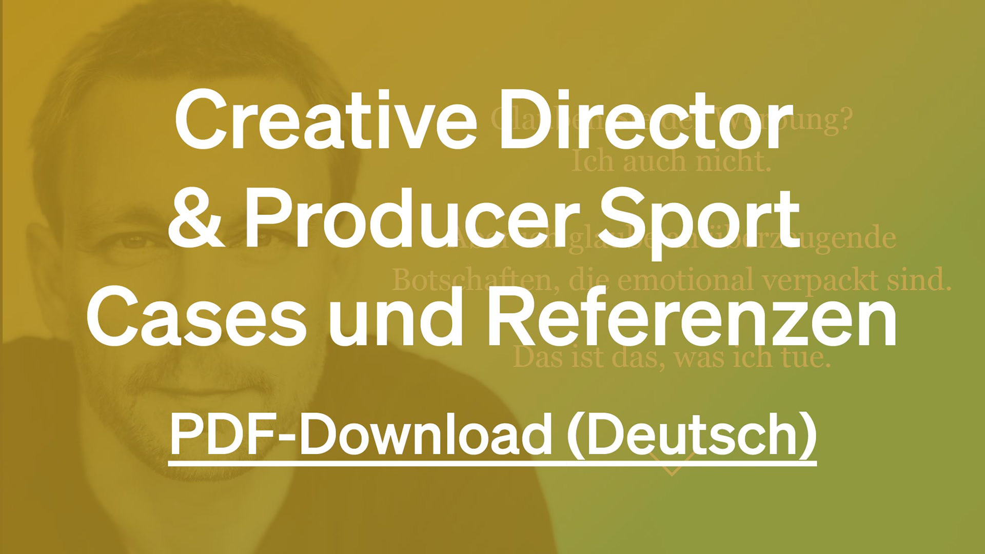 PDF Download Creative Director und Producer Sport Thomas Thiele