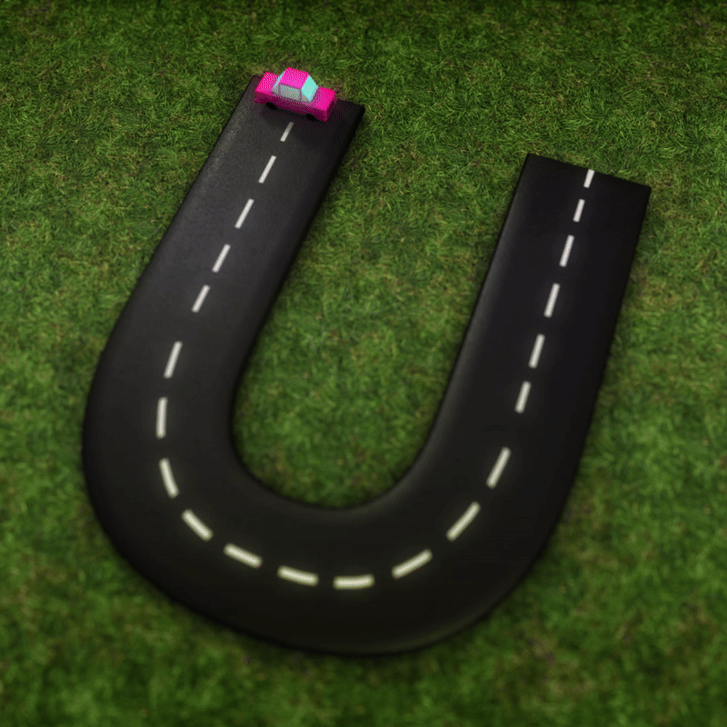 U for u-turn