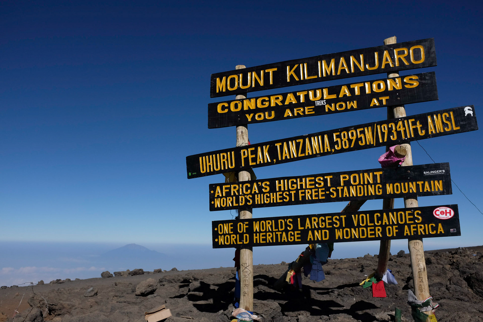 Summit of Mt Kilimanjaro, Tanzania