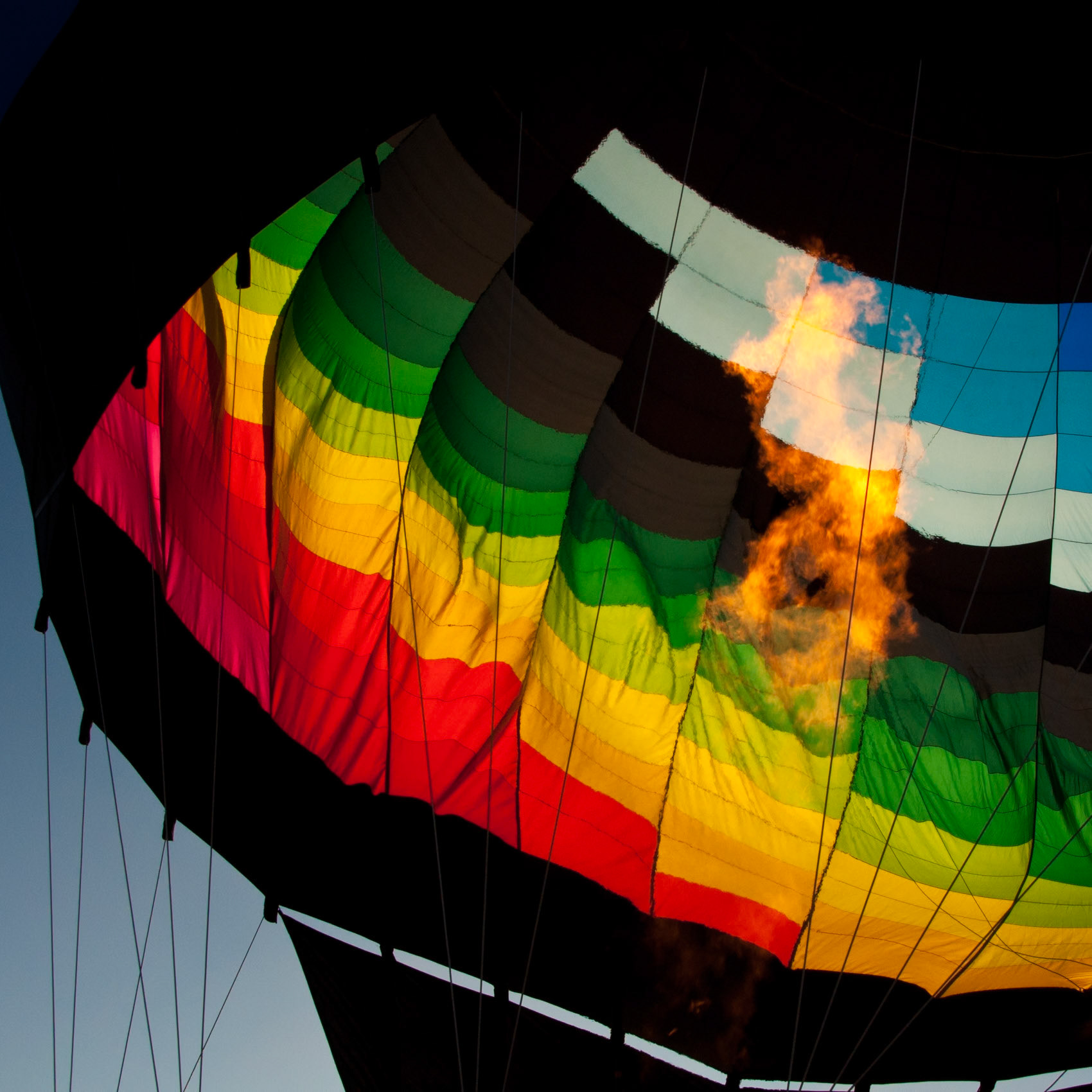 Hot Air Baloon over Napa Valley