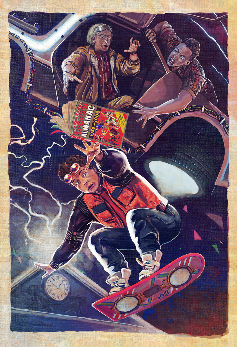 'Great Scott! Mcfly! This Is Heavy!' 2020, based on Back to the Future and created for Gallery 1988