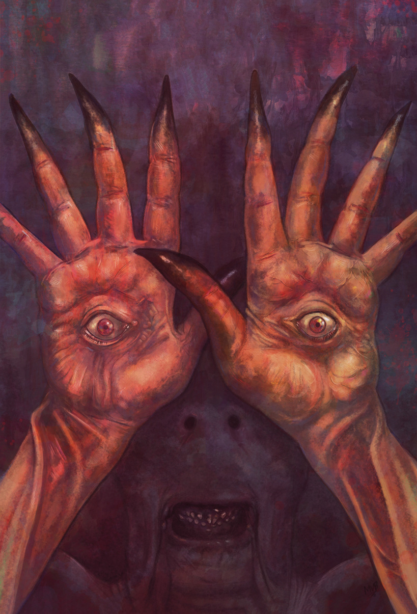 'The Pale Man', based on Guillermo Del Toro's Pan's Labyrinth for a canceled Del Toro Artbook
