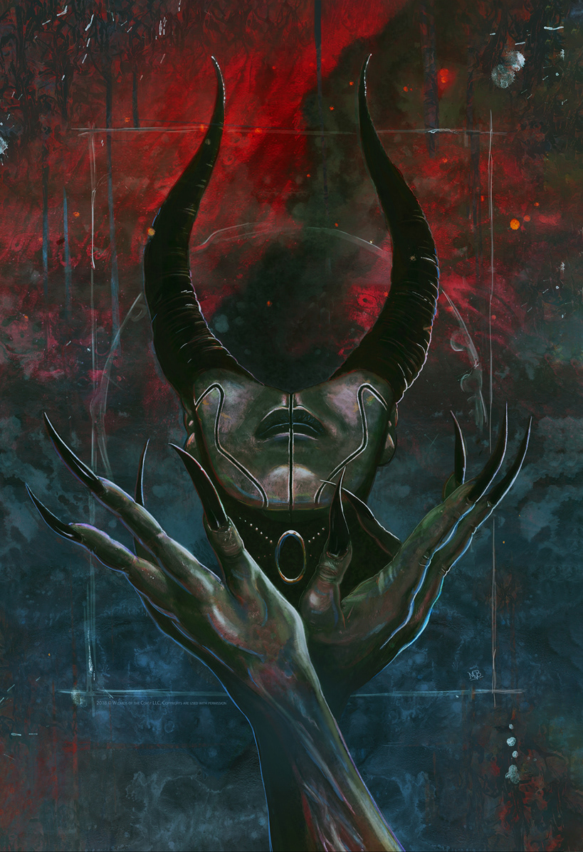 'Ashiok: Bad Dream' 2018, created for Magic the Gathering and Gallery 1988