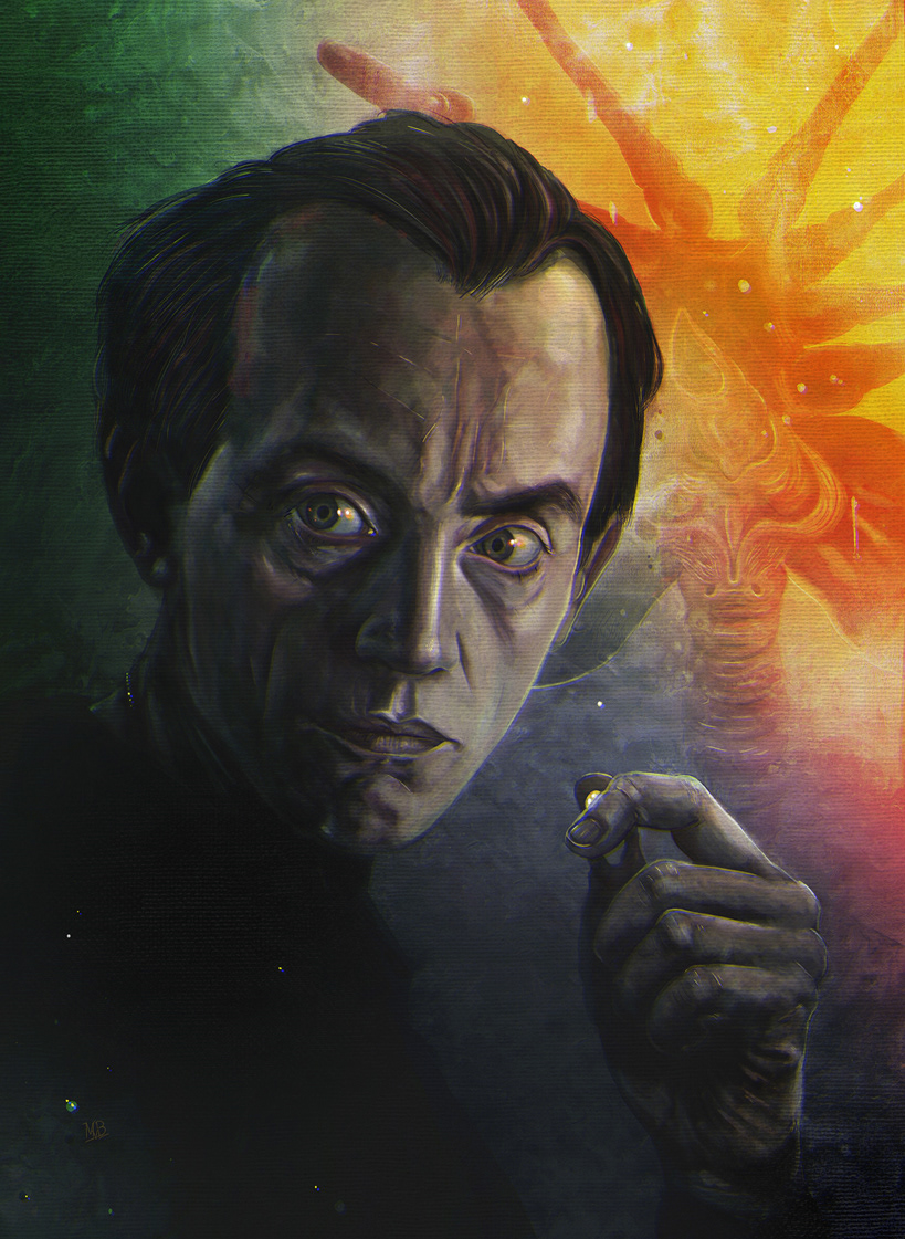 'Bishop' 2018, later used in the 2020 Aliens Artbook from Printed In Blood