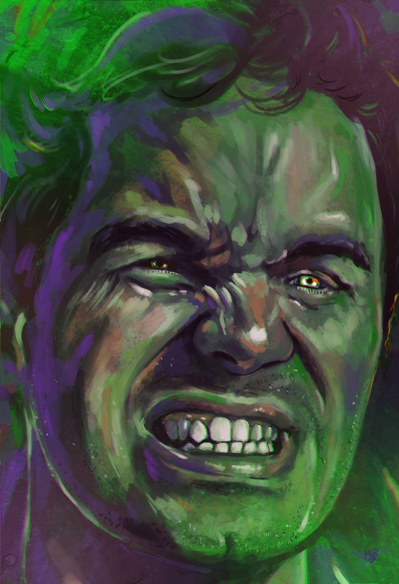 'BANNER' 2021, warm up sketch based on Mark Ruffalo's Hulk