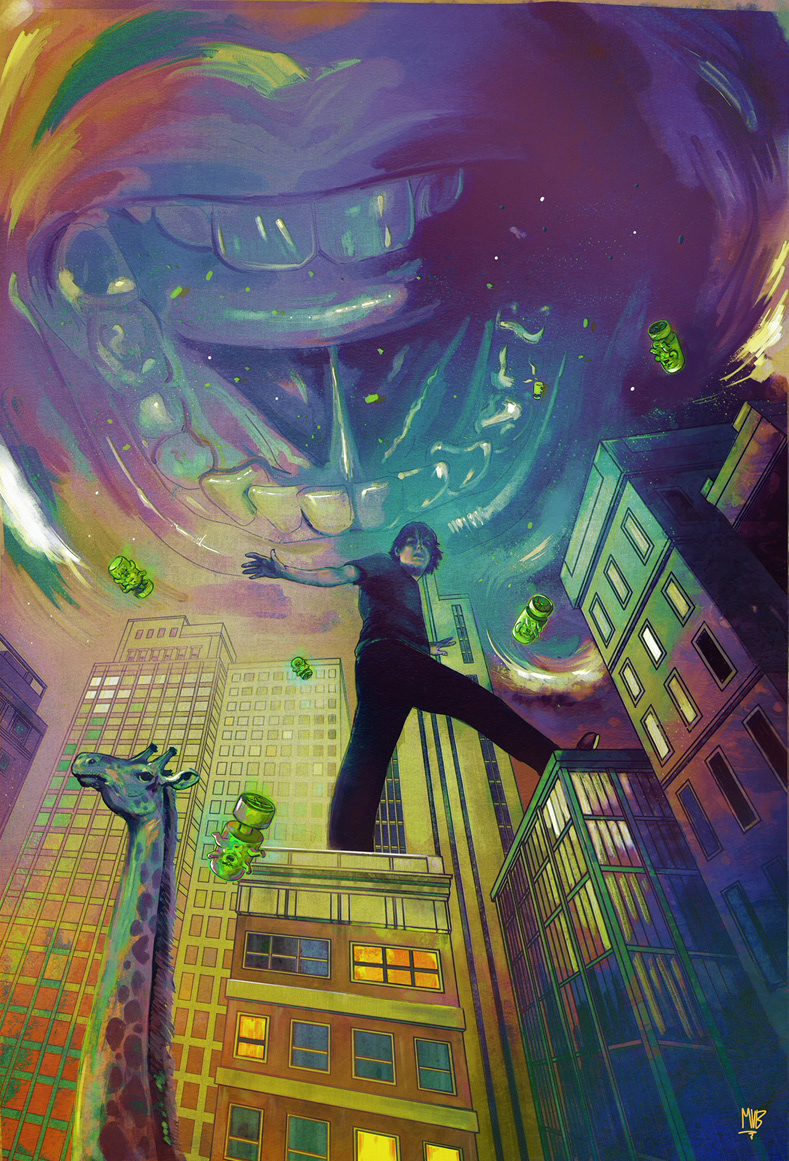 'The Commuter' 2021, a self-portrait