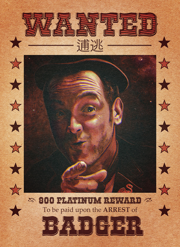 'Badger' 2020, created for the official Firefly Artbook for Printed In Blood