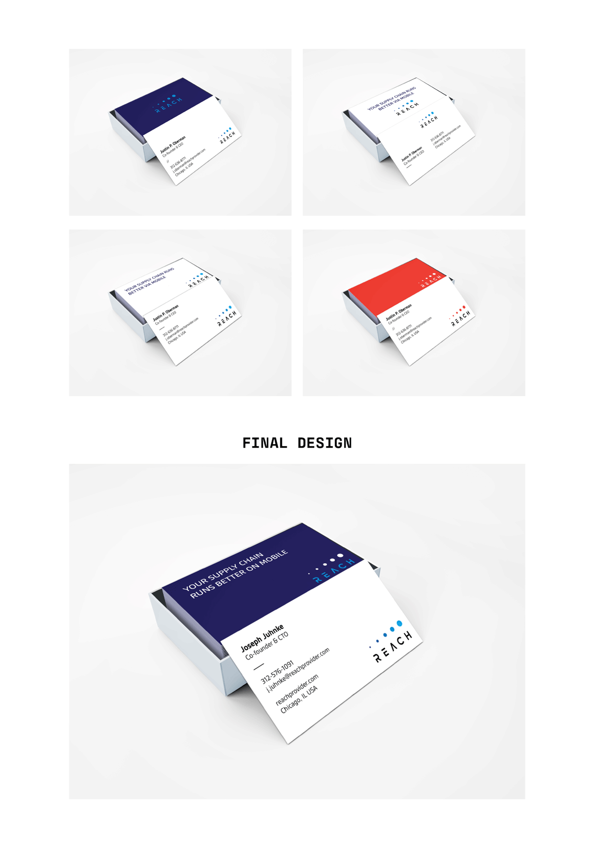 Reach business cards