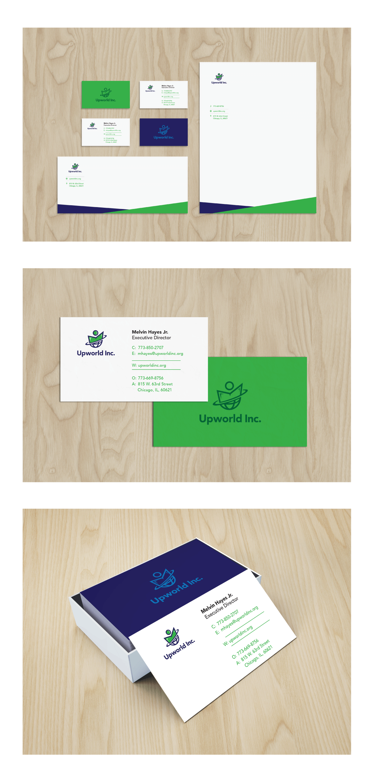 Upworld Inc. bussinescards
