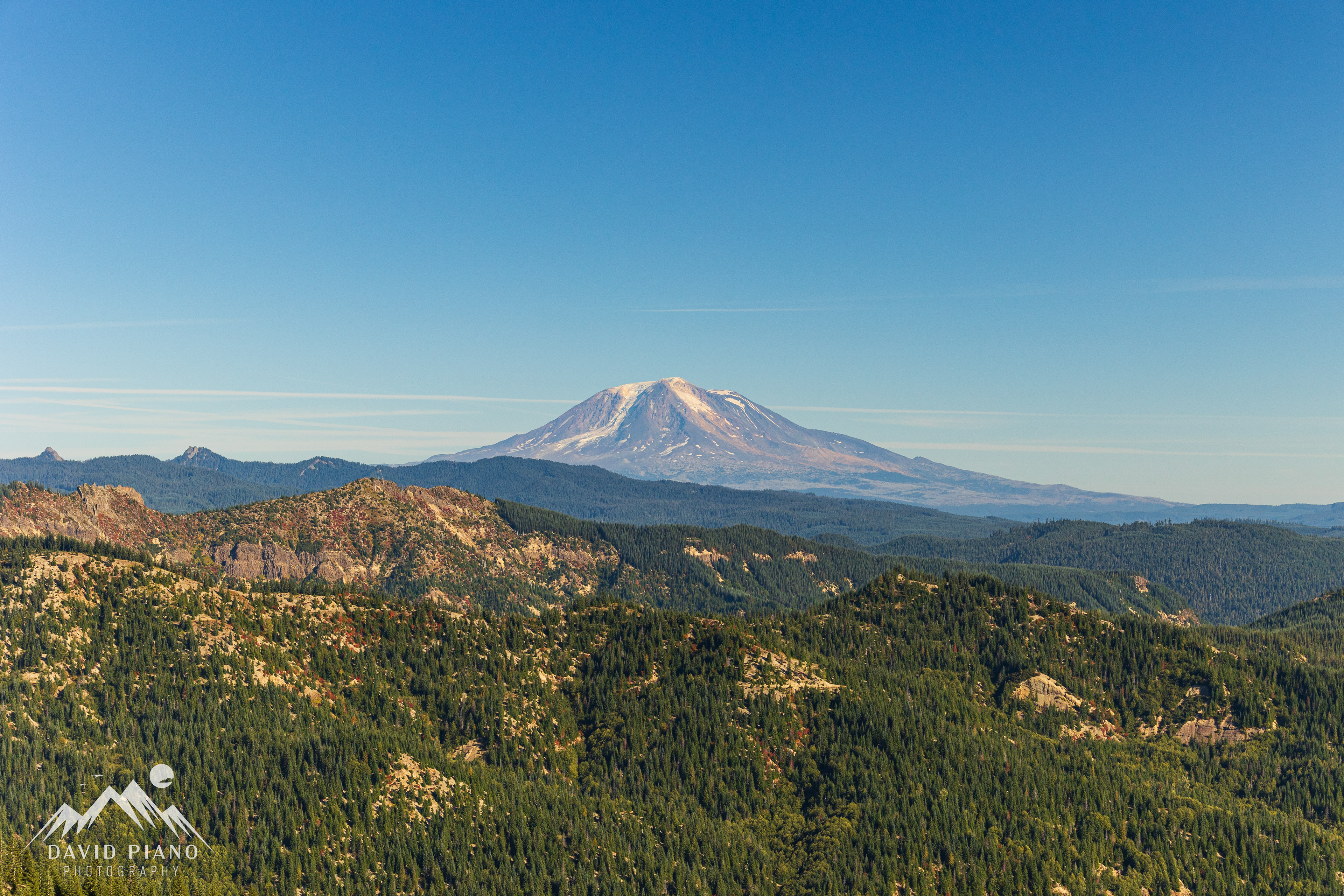 Mount Adams from Windy Ridge Viewpoint