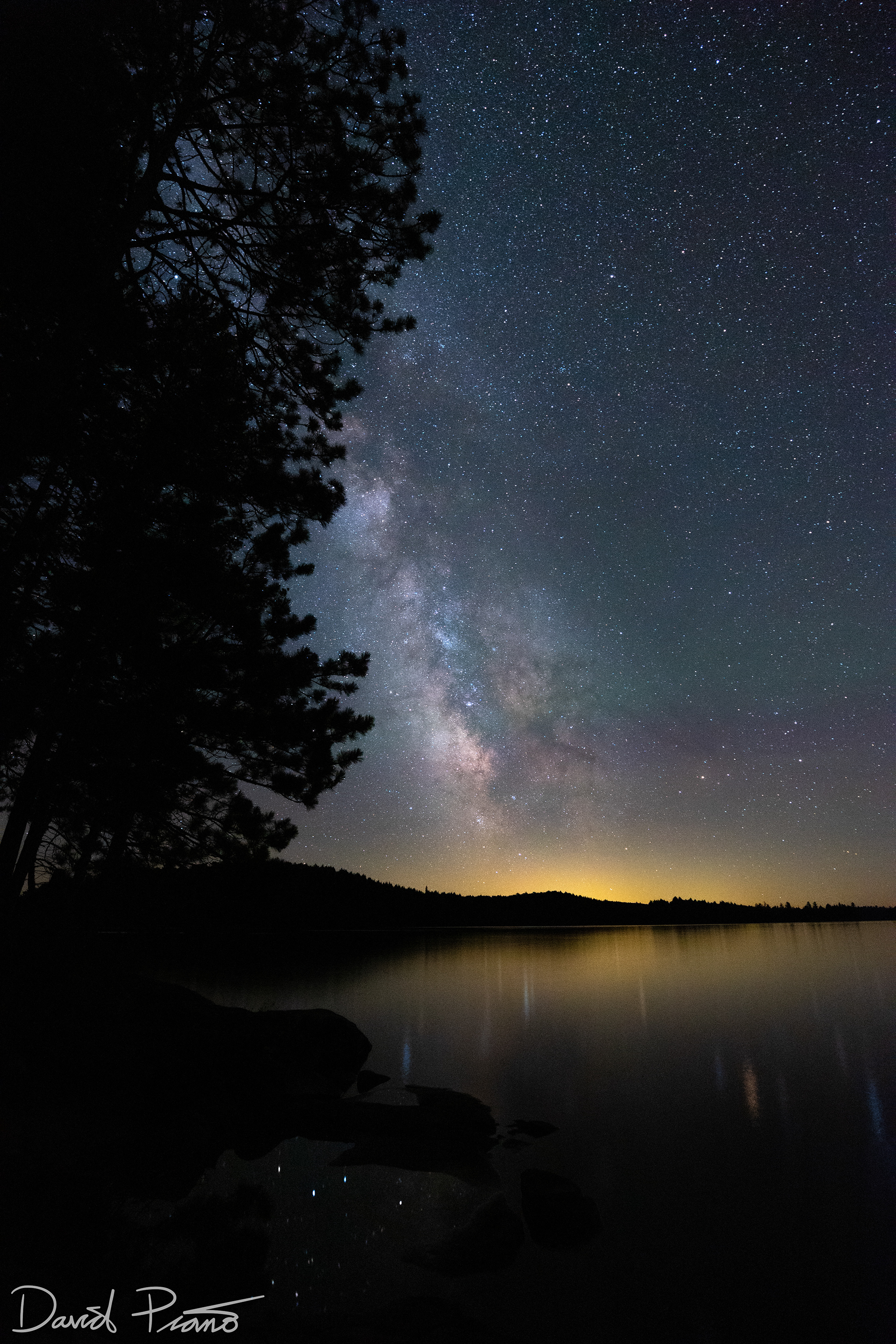 Milky Way Over Burnt Island Lake