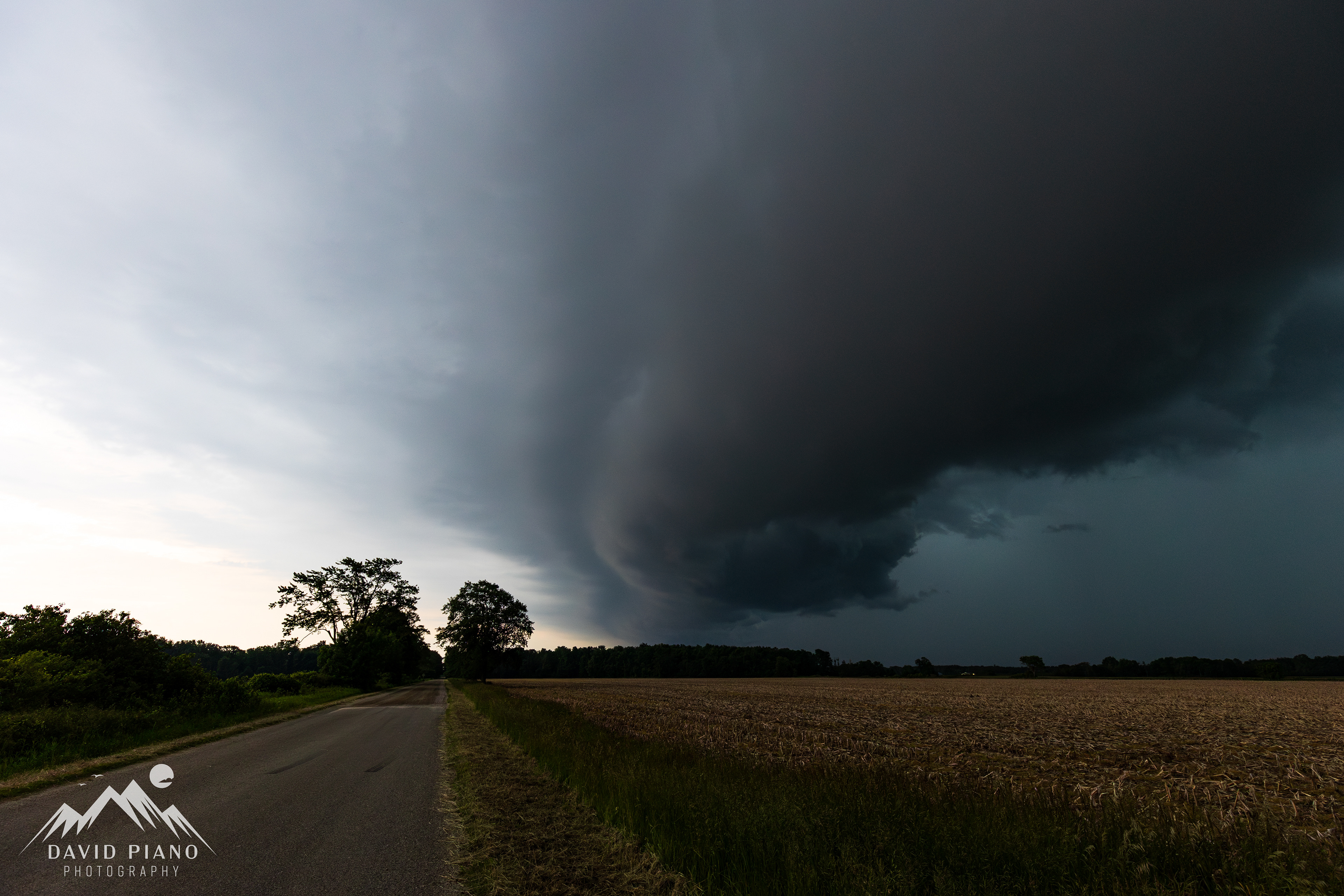 Squall line near Scotland, ON (Brant County) on June 5th