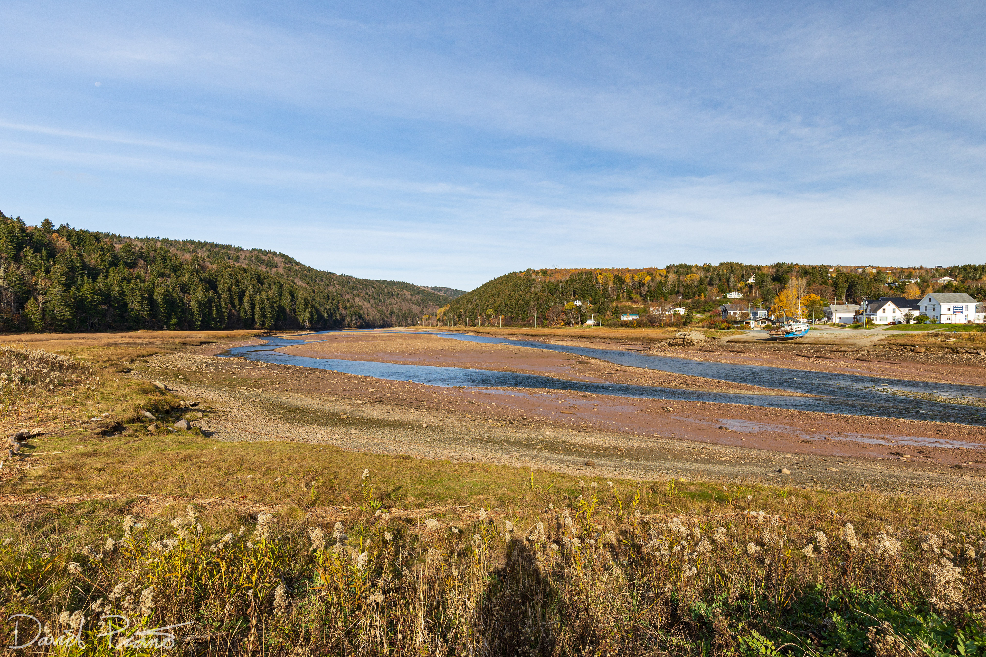 Alma, NB at Low Tide