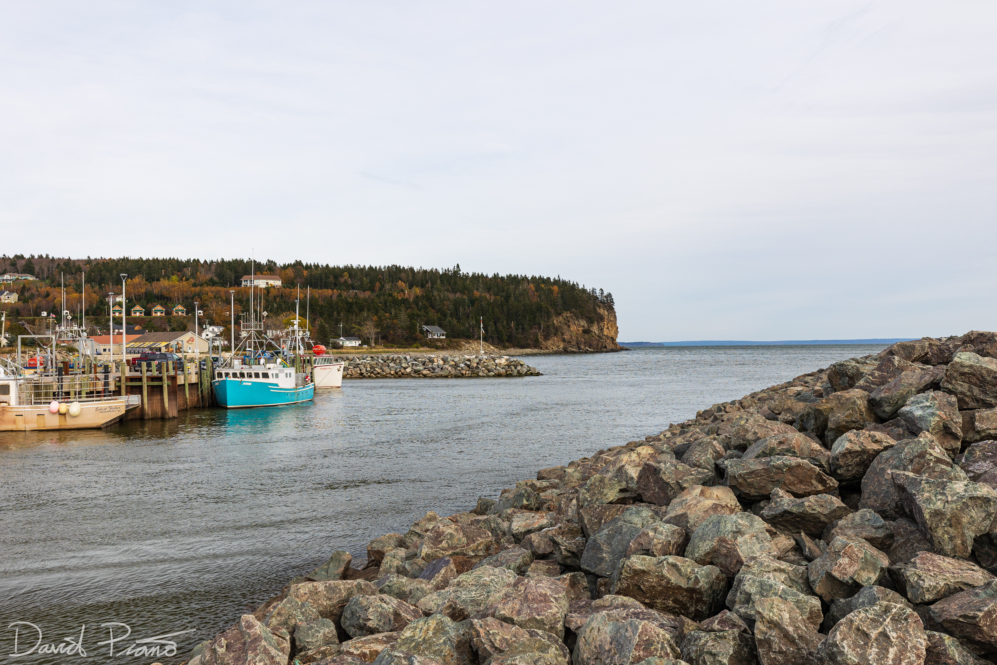Alma, NB at High Tide