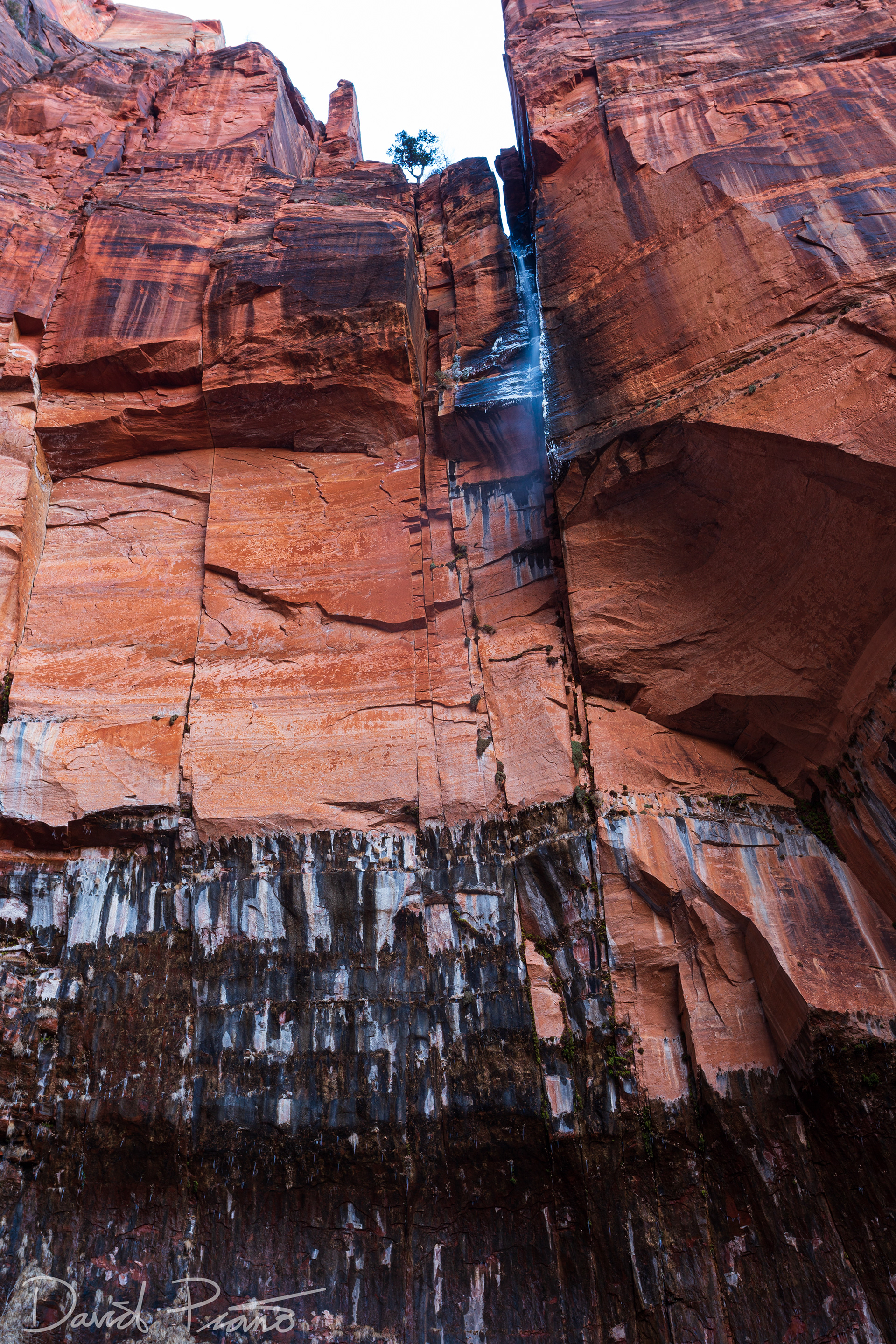 Upper Emerald Pool Waterfall - Feb. 2020